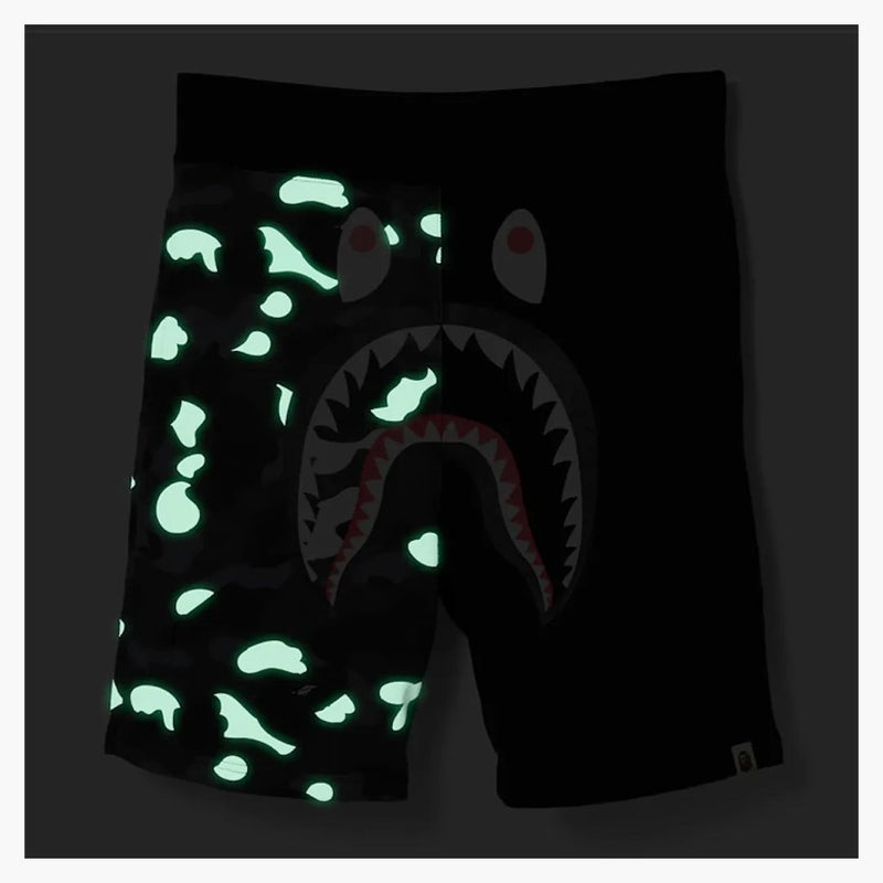 Bape City Camo Shark Shark Shorts Black
