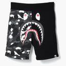 Bape City Camo Shark Sweat Shorts Black