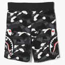 Bape City Camo Side Side Shark Shark Shorts Black