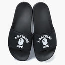 Bape College Slide Sandals Black