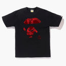 Bape Color Camo Ape Face Tea Black/Red