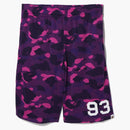 Bape Color Camo Mesh Basketball Shorts Purple
