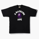 Bape Color Camo College Tee Black/purple