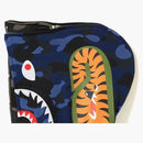 Bape Color Camo Separe Shark Full Zip Soodie Negro/Azul