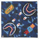 Bape Color Camo Shark Bandana Blue