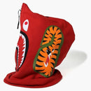 Bape Color Camo Shark Face Mask Red