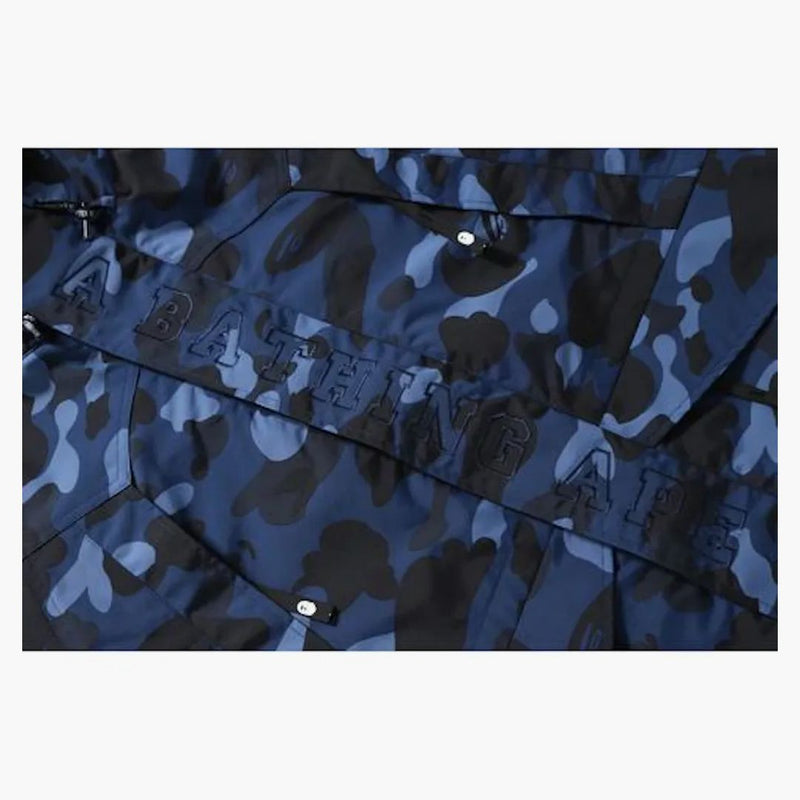 Bape Color Camo Snowboard Jacket Jacket Navy