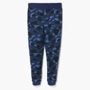 Bape Color Camo Tiger Slim Sweat Pants Blue