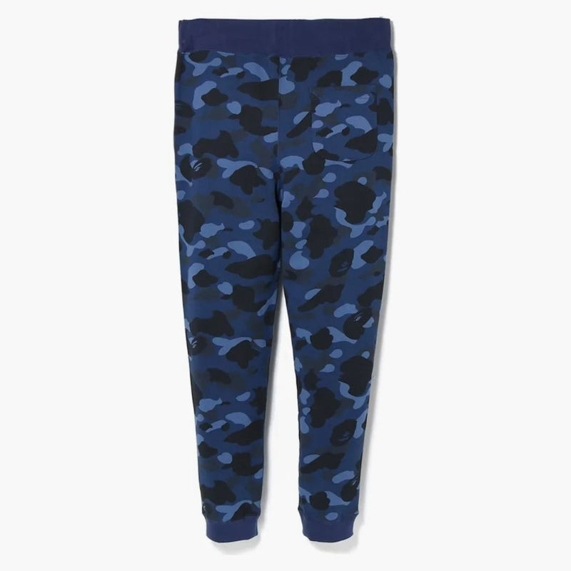 Bape Color Camo Tiger Slim Sweat Pants Blue