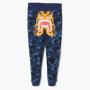 Bape Color Camo Tiger Slim Sweat Pants Blue
