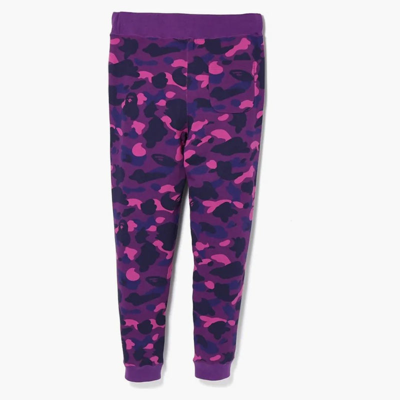 Bapere Color Camo Tiger Slim Shetové kalhoty fialové