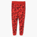Bape Color Camo Tiger Slim Sweat Pants Red