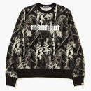 Bape Forest Camo Wide Crewneck Black