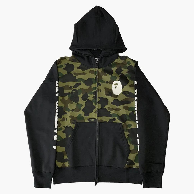BAPE Feliz año nuevo 1st Camo Soodie Negro/Verde