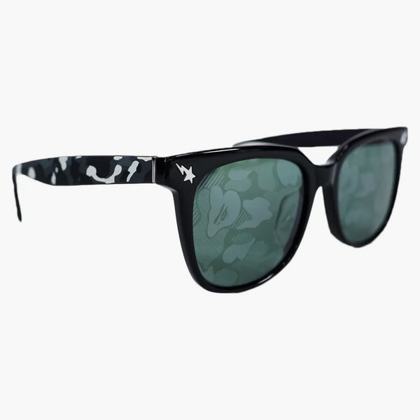 BAPE Jacquard Line ABC Camo Lenses City Camo Solglasögon Black