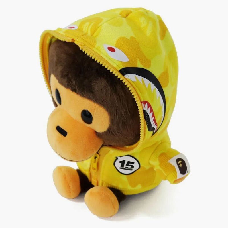 Bape Kids 15th Anniversary Abc Camo Baby Milo Plush Yellow