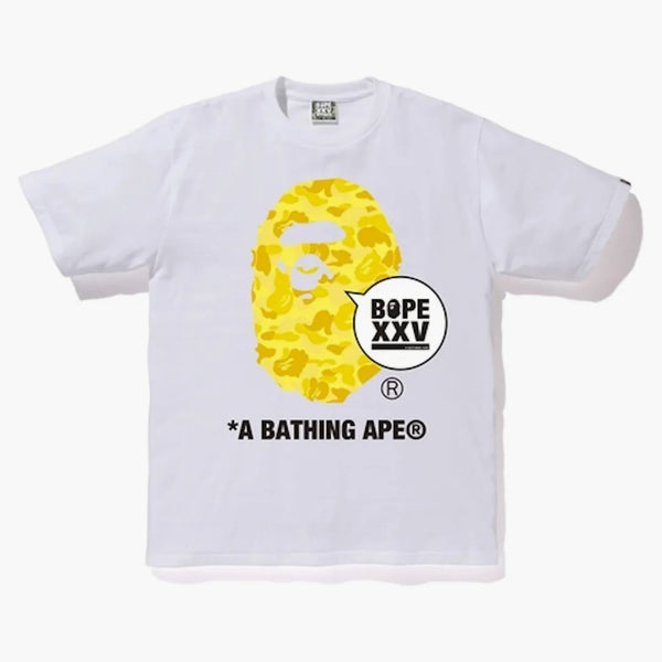 Bape Kids XXV APE Head Tea White