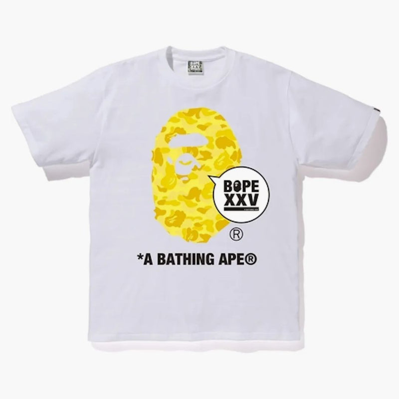Bape Kids XXV APE Head Tea White
