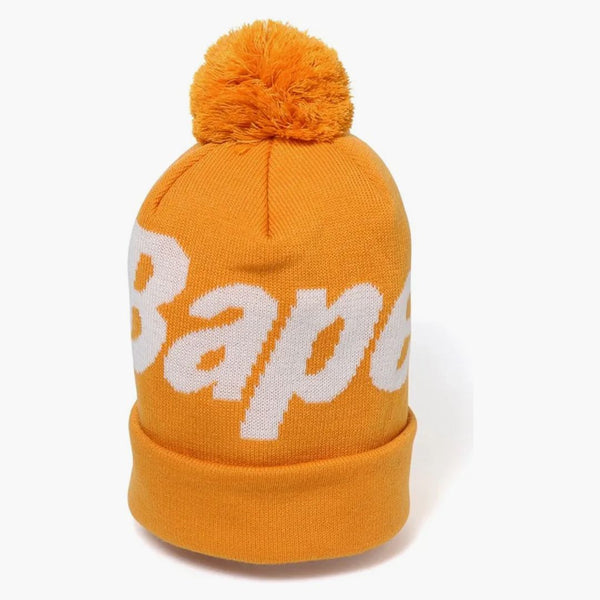 BAPE Pletení čepice žlutá