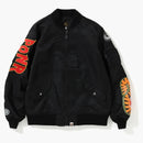 Bape Light Weight Ponr Shark Ma-1 Black