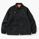 Bape Ma-1 Detail Coach Jacket Black