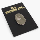 Bape Mr. Bathing Ape Appehead Pin Silver