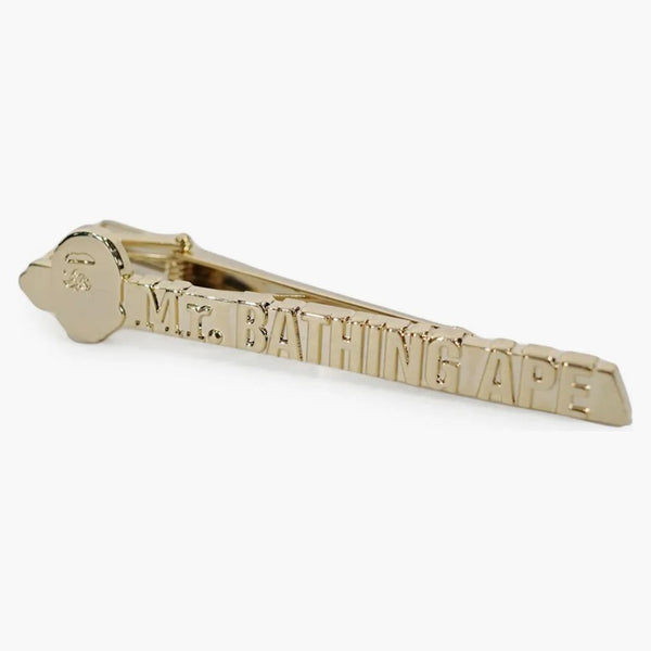 Bape Mr. Bathing Ape Neckie Pin Clip Gold