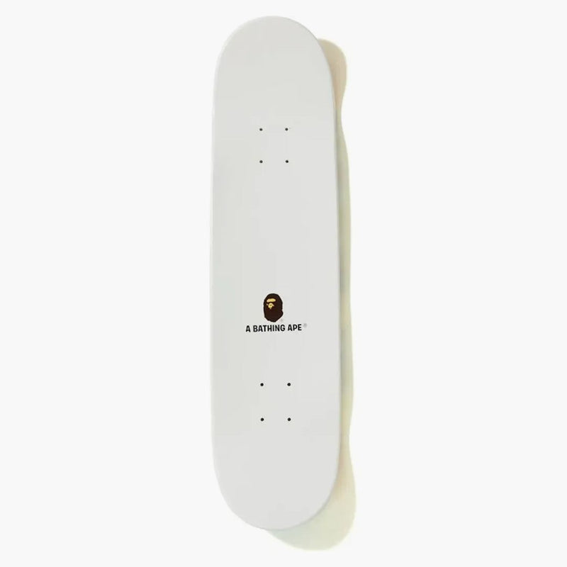 Bape Multi Camo Skateboard Deck White