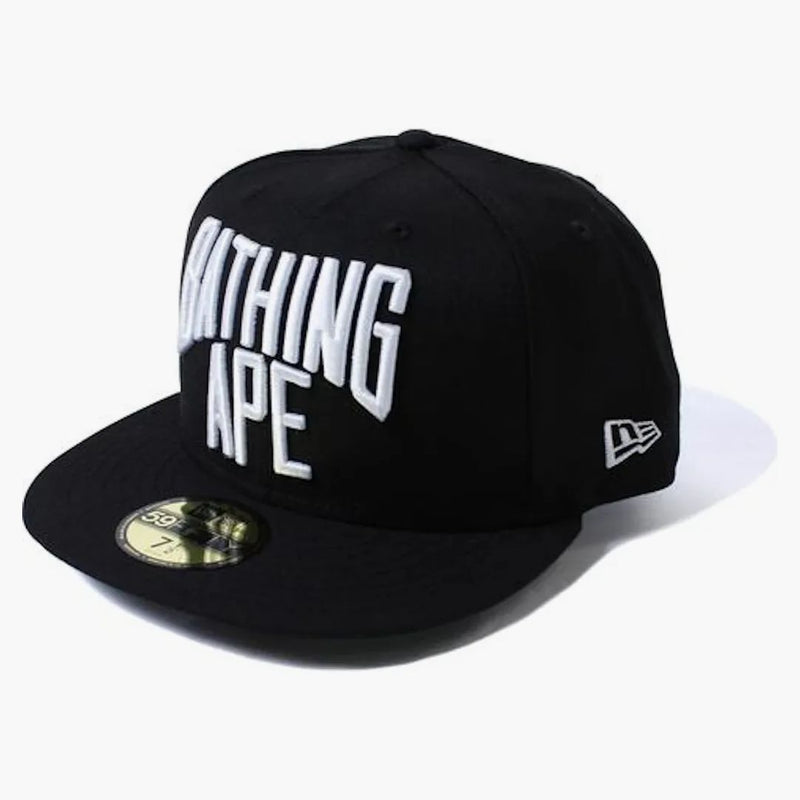 Bape NYC Logo New Era Cap Cap Black