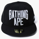 BAPE NYC LOGO NEW ERA CAP CAP Black