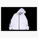 Bape Reflector Shark Hoodie Jacket Silver