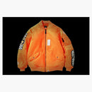 Bape Reflector Shark Ma-1 Orange