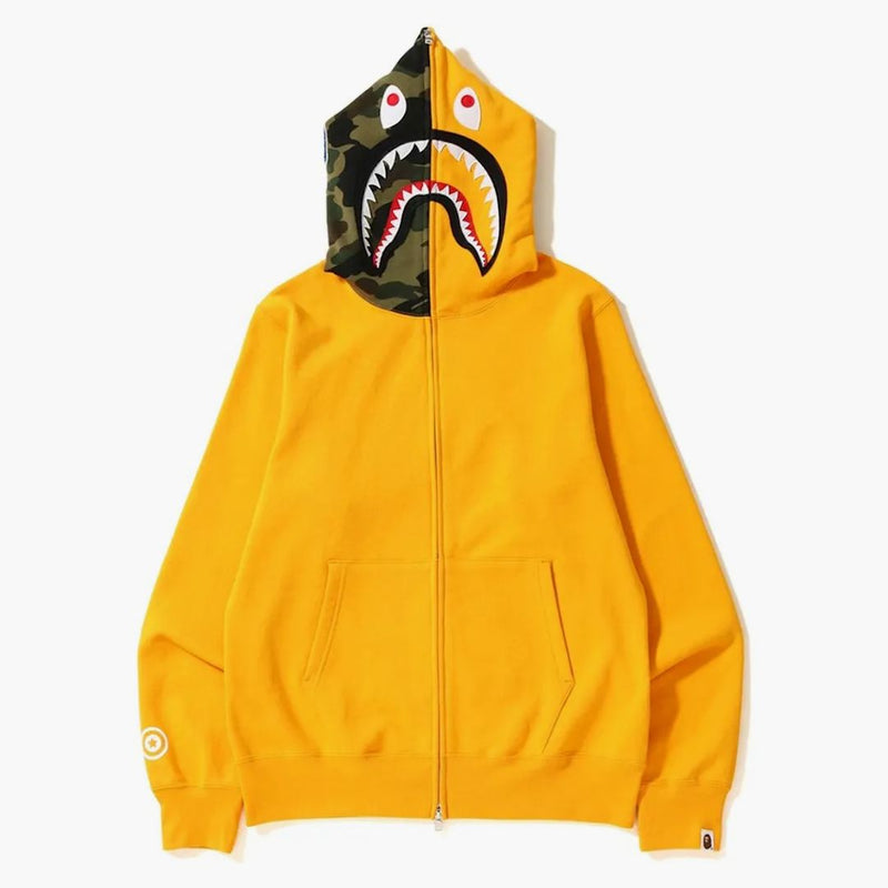 BAPE Shark Full Zip Soodie Amarillo