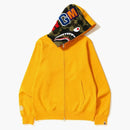 Bape Shark Full Zip Hoodie Yellow