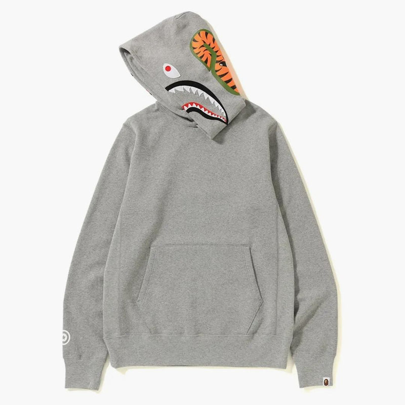 Bape Shark Pullover Hoodie Gray