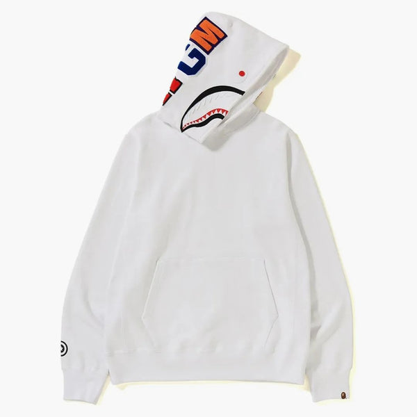 Bape Shark Pullover Hoodie White