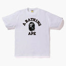 Bape Space Camo College Tee White