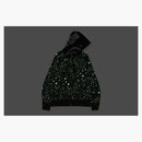 Bape Space Camo Shark Full Zip Hoodie Black