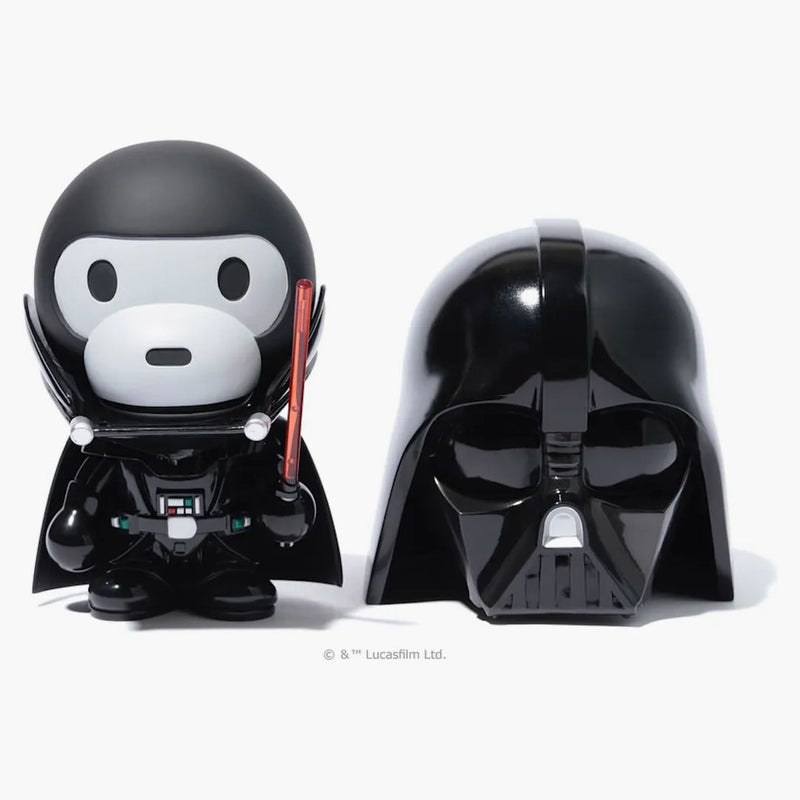 Bape Star Wars x Baby Milo Vcd Darth Vader Black