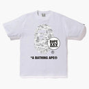 Bape Store Harajuku XXV Ape Head Tea White