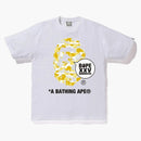 Bape Store Matsuyama XXV Ape Head Tee White