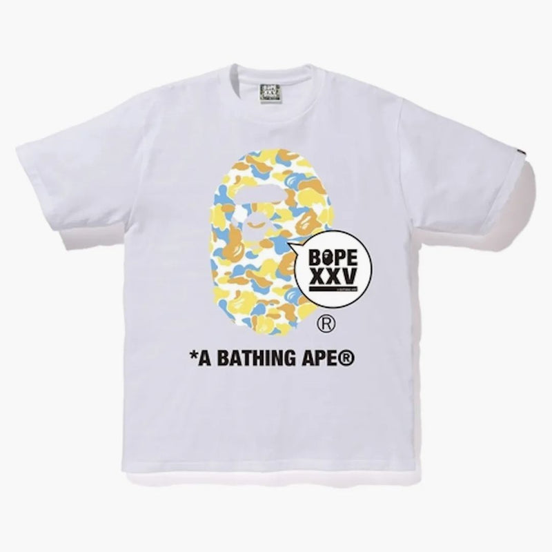 BAPE Store Sapporo XXV APE Head Tee White
