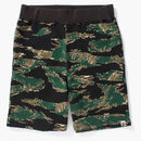 Bape Tiger Camo Sweat Shorts Shorts Green