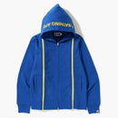 Bape Wide Zip Full Zip Hoodie Blue