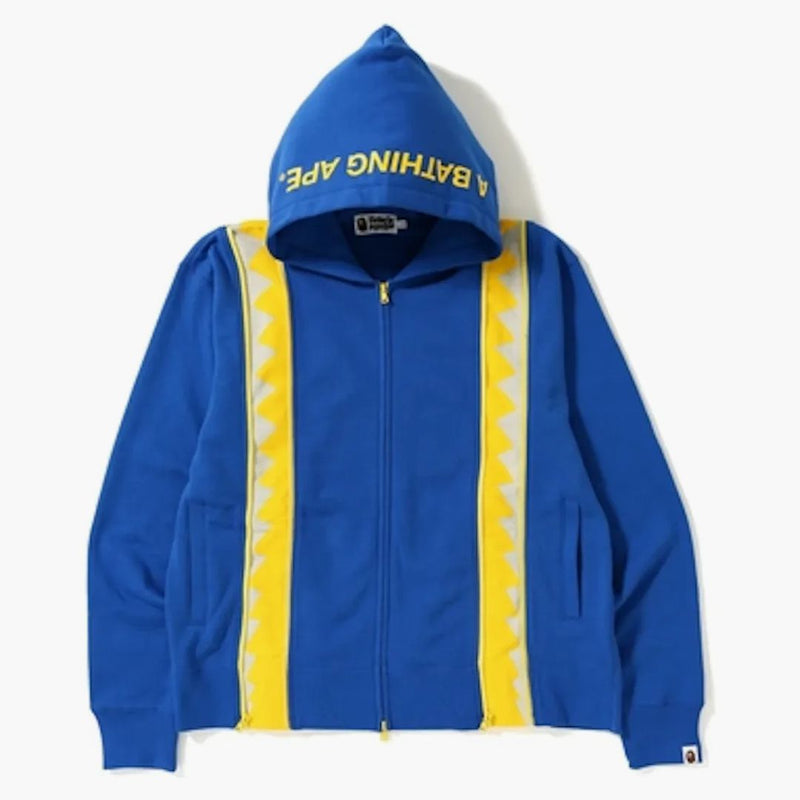 Bape Wide Zip Full Zip Soodie Blue