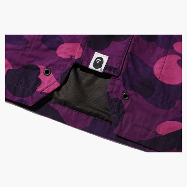 Bape X undefeated Color Camo M-65 Purple/Camo