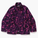 Bape X Undefeated Color Camo M-65 Purple/camo