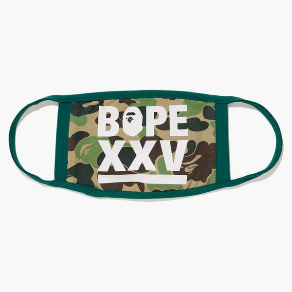 Bape xxv ABC Maska twarz zielona