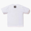 Bape XXV Cities Camo Logo Tea White/Pink