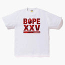 Bape XXV Cities Camo Logo Tea White/Red